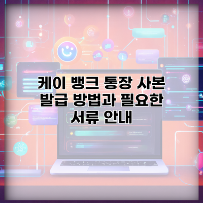 케이 뱅크 통장 사본 발급 방법과 필요한 서류 안내