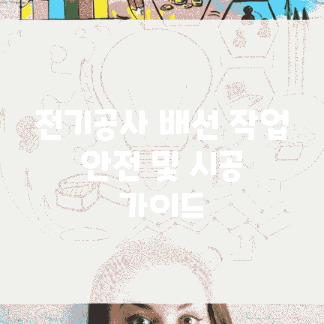 전기공사 배선 작업 안전 및 시공 가이드