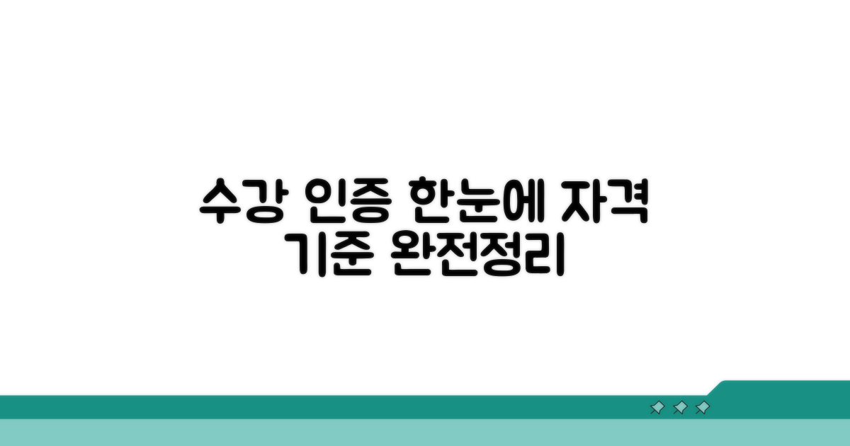수강 인증과 자격 기준