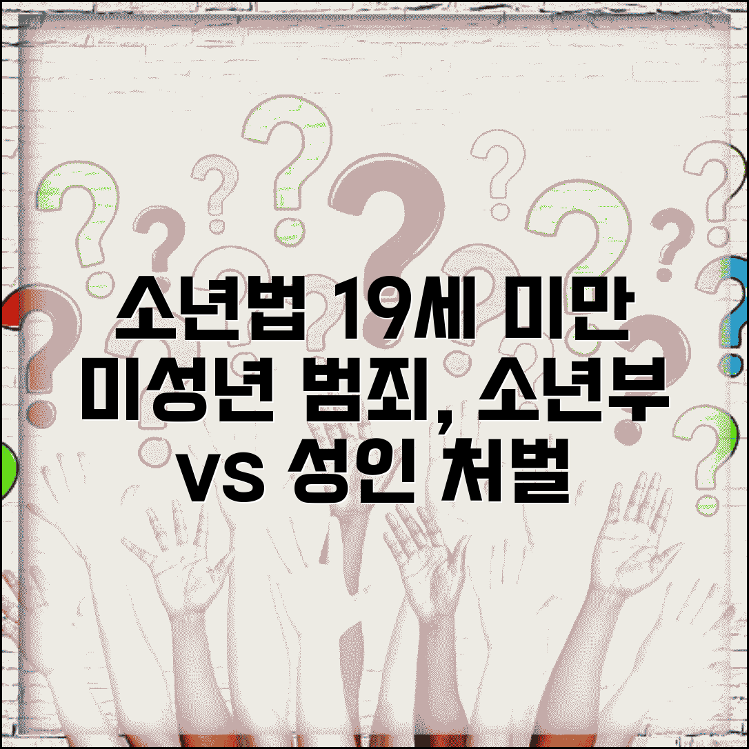소년법 19세 미만 적용 | 19세 미만 소년범 소년부 송치와 성인 형사처벌 차이