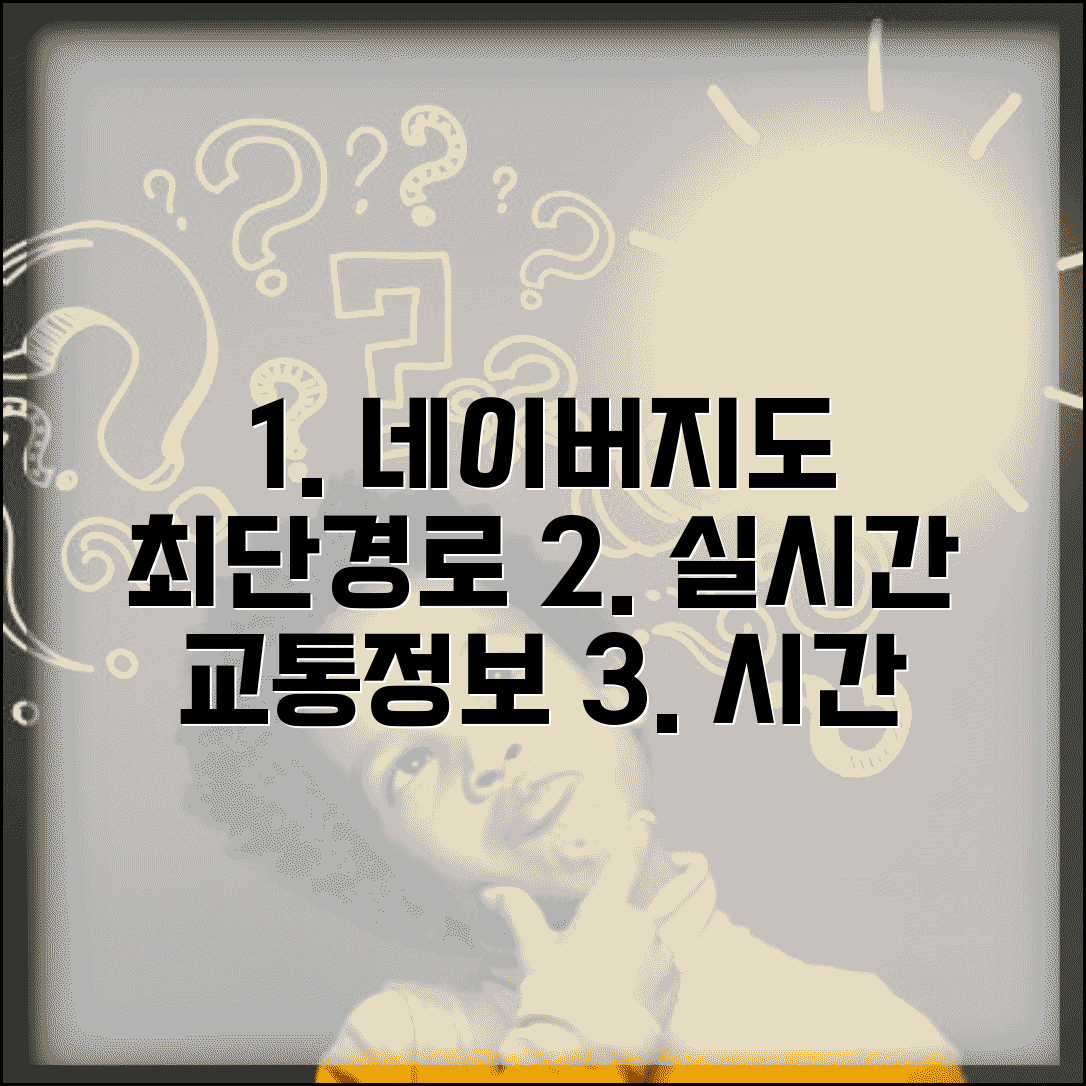 빠른길찾기 네이버지도 시간 단축 | 실시간 교통정보 반영한 최단시간 경로 탐색 노하우