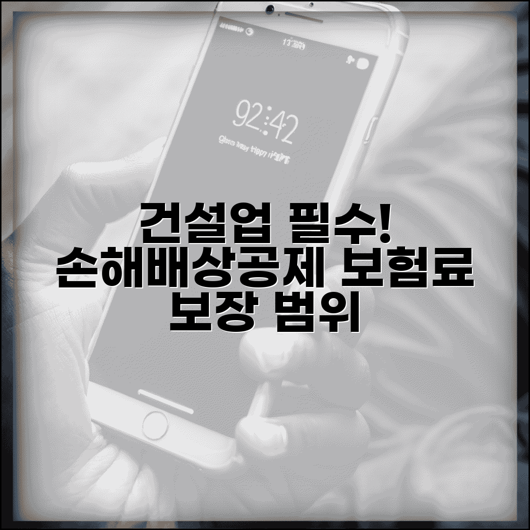 손해배상공제 요율표 건설업 필수 | 공사 보증보험 가입시 적용되는 보험료율과 보장 범위