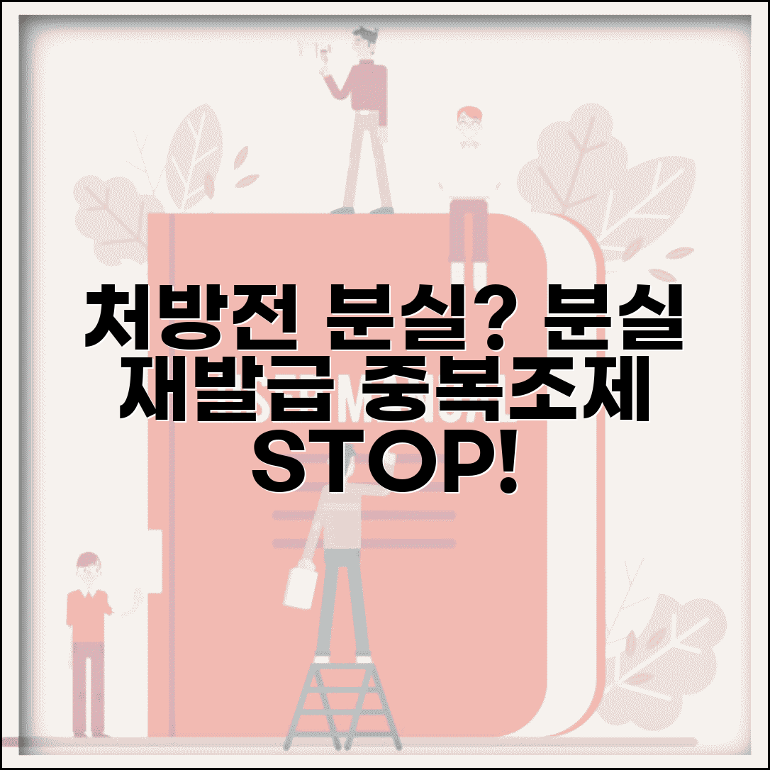 약국 처방전 분실 재발급 | 처방전 잃어버렸을 때 재발급과 중복조제 방지