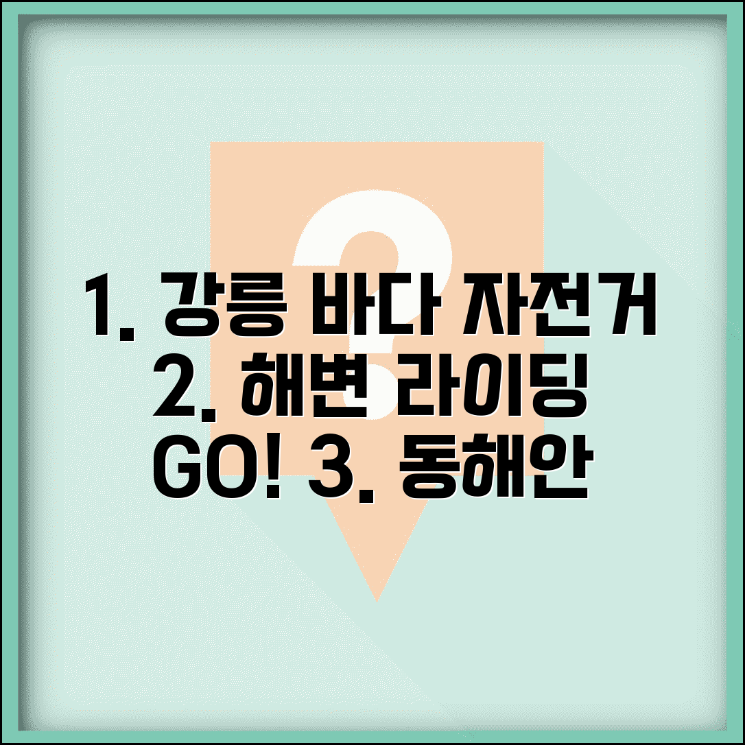 강릉 공유자전거 해변 라이딩 | 강릉시 관광용 공공자전거와 동해안 자전거 코스