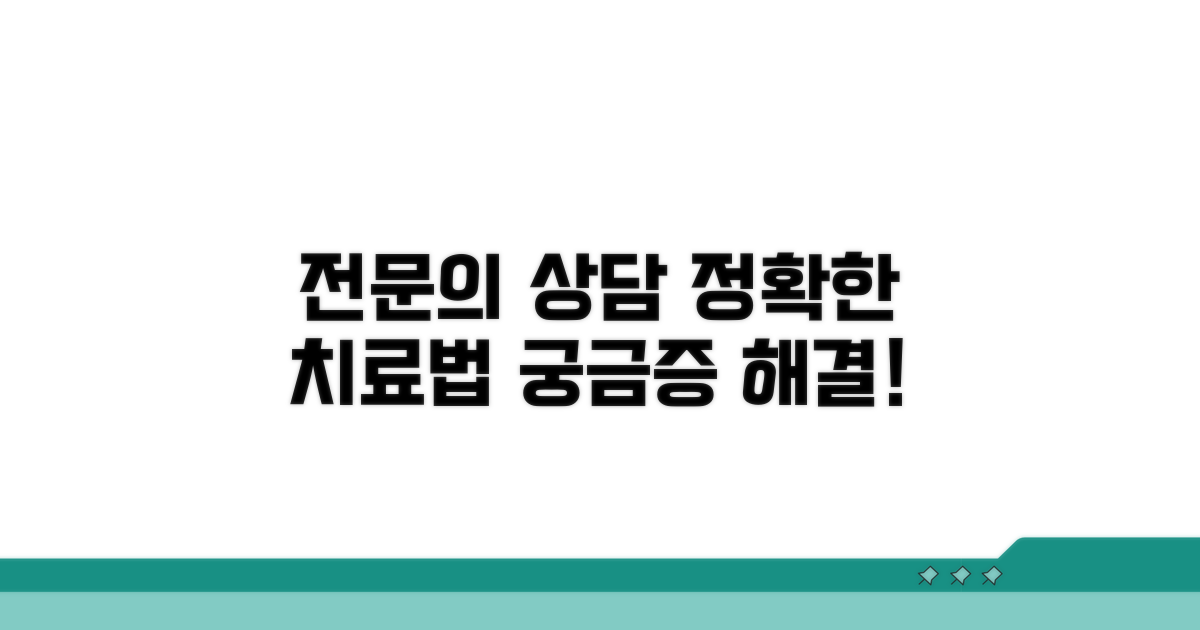 전문의 상담과 치료 방법 안내