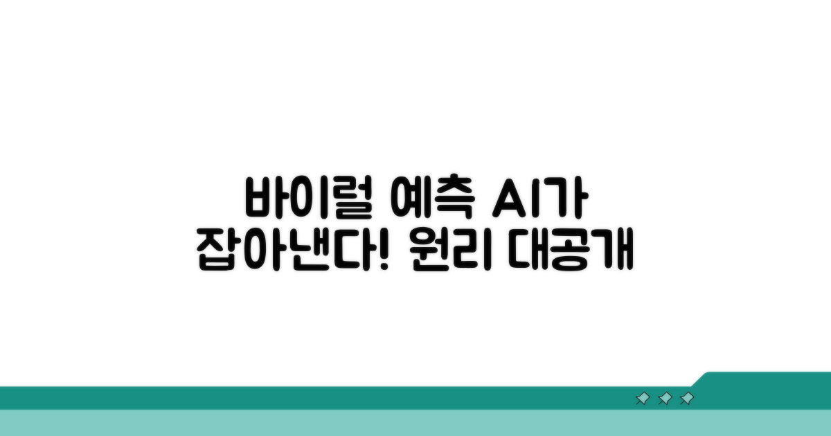바이럴 콘텐츠 예측 시스템 원리