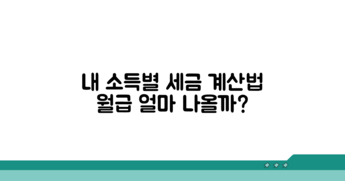 내 소득별 예상 납부액 계산법