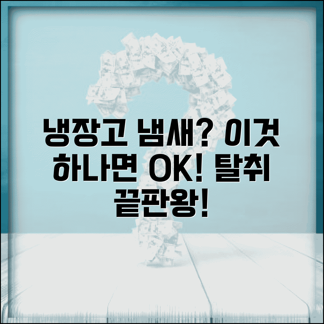 냉장고 냄새 제거하는 가장 좋은 방법은 뭔가요 | 냉장고 냄새 | 탈취방법 | 청소법
