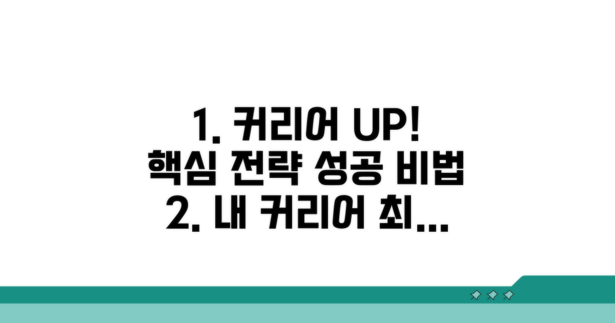 성공적인 직업 능력 개발 전략