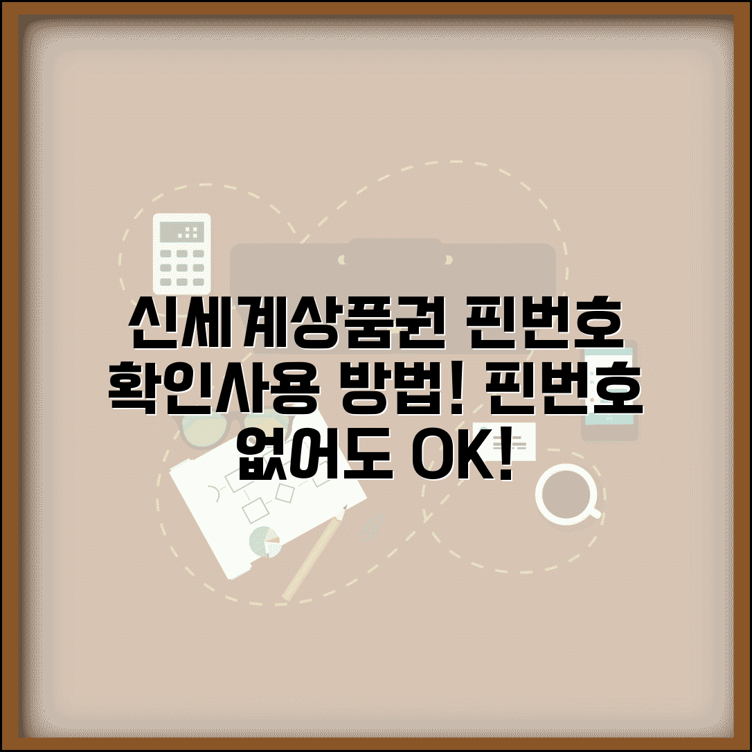신세계상품권 핀번호 확인 | 핀번호 없는 신세계 상품권 사용