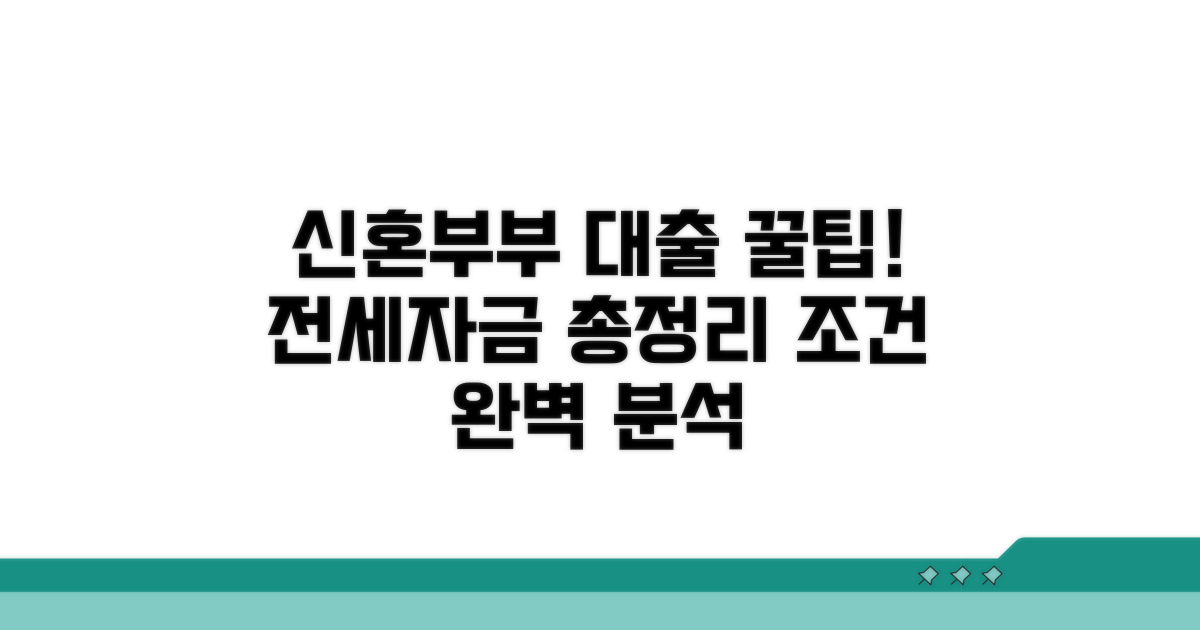 신혼부부 전세자금대출 조건 총정리