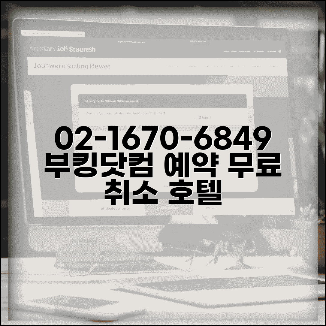 부킹닷컴 예약 전화번호 02-1670-6849 | 전 세계 숙박 예약과 무료 취소 가능 호텔