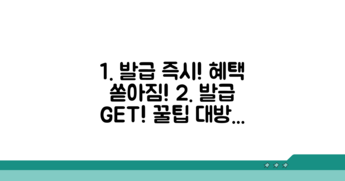 발급 후 활용 방법과 장점