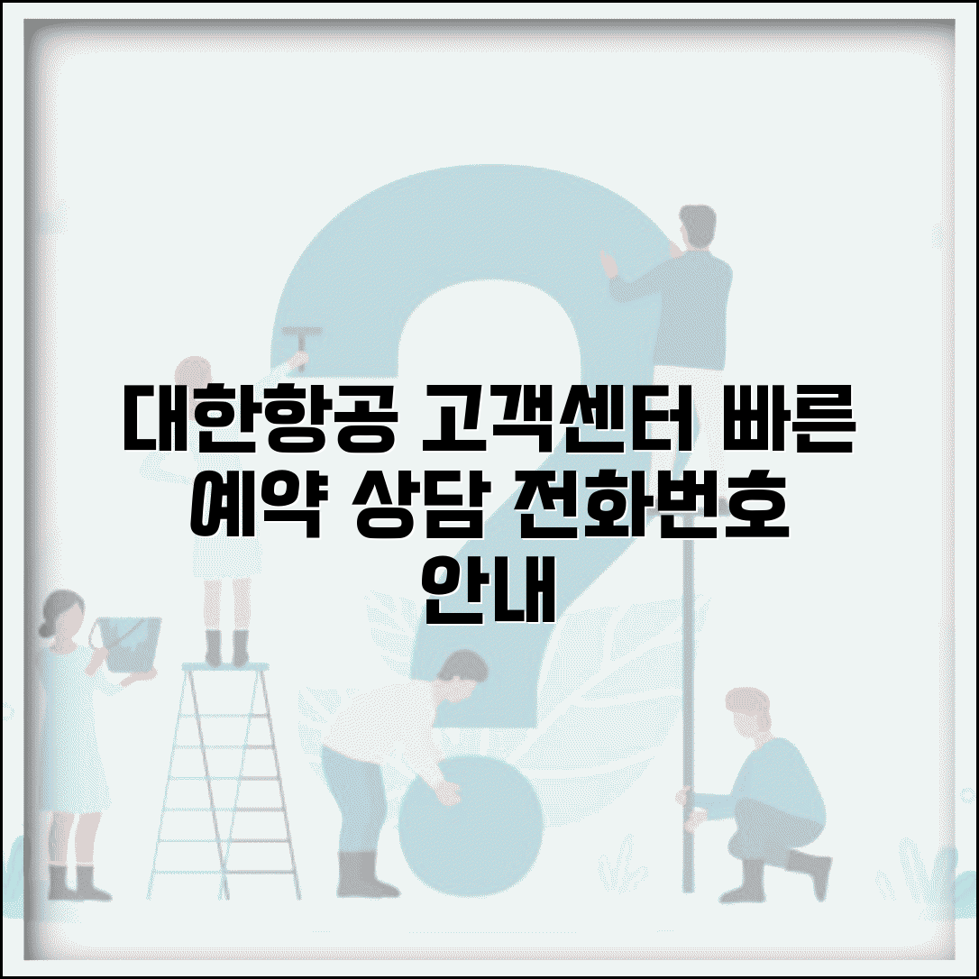 대한항공 고객센터 전화번호 | 대한항공 예약 상담 연결