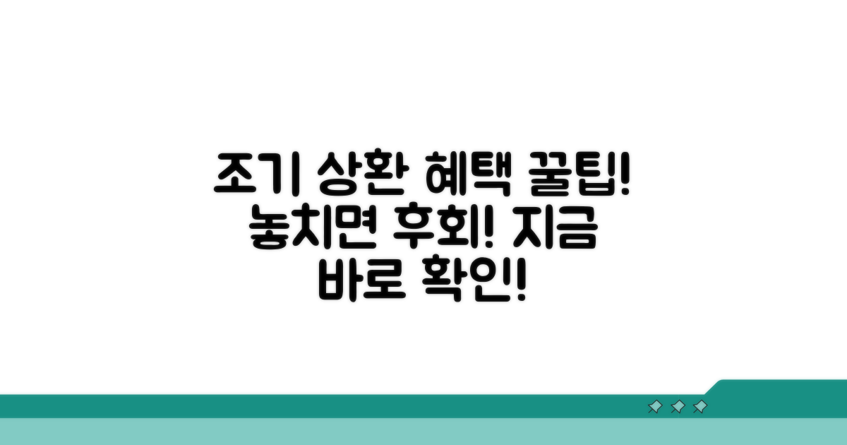 조기 상환 혜택 상세 안내