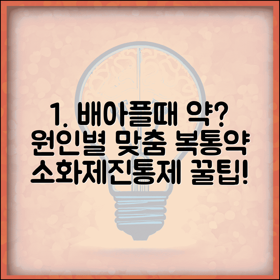 배아플때 약 종류별 선택 | 복통 원인에 맞는 소화제 정장제 진통제 올바른 복용법