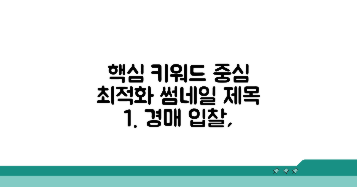 경매 입찰, 이것만 알면 쉬워요
