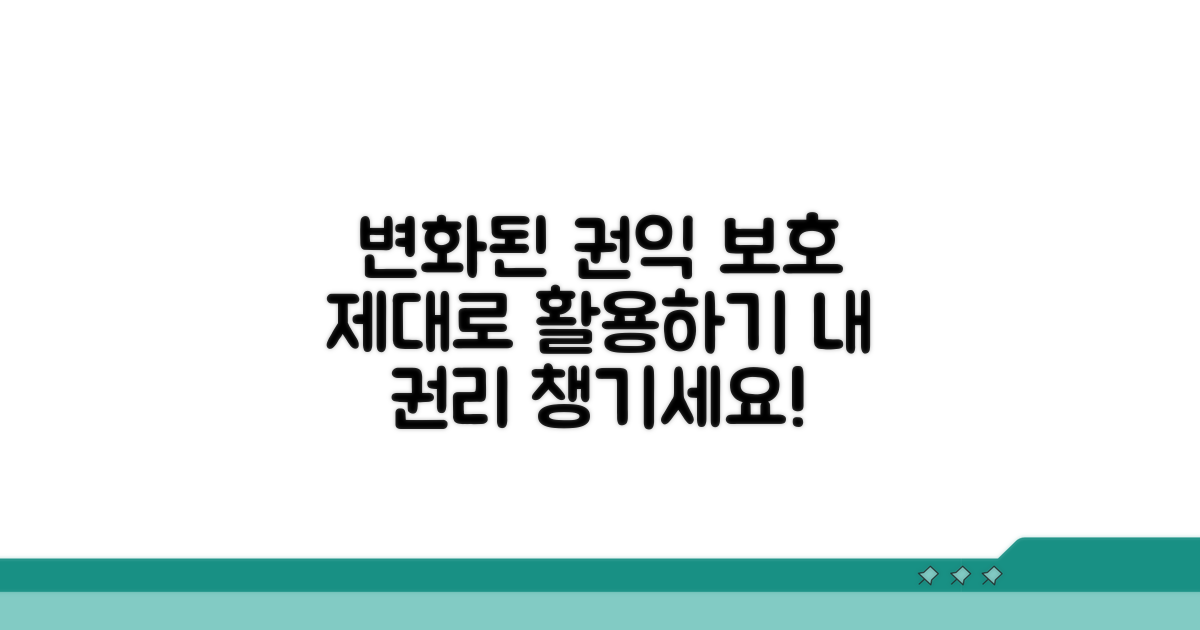 변화된 권익 보호, 제대로 활용하기