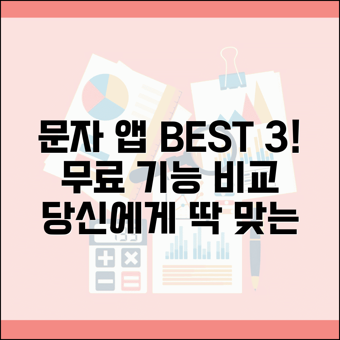 문자메세지 어플 추천 | 무료 문자 앱 + 기능별 비교