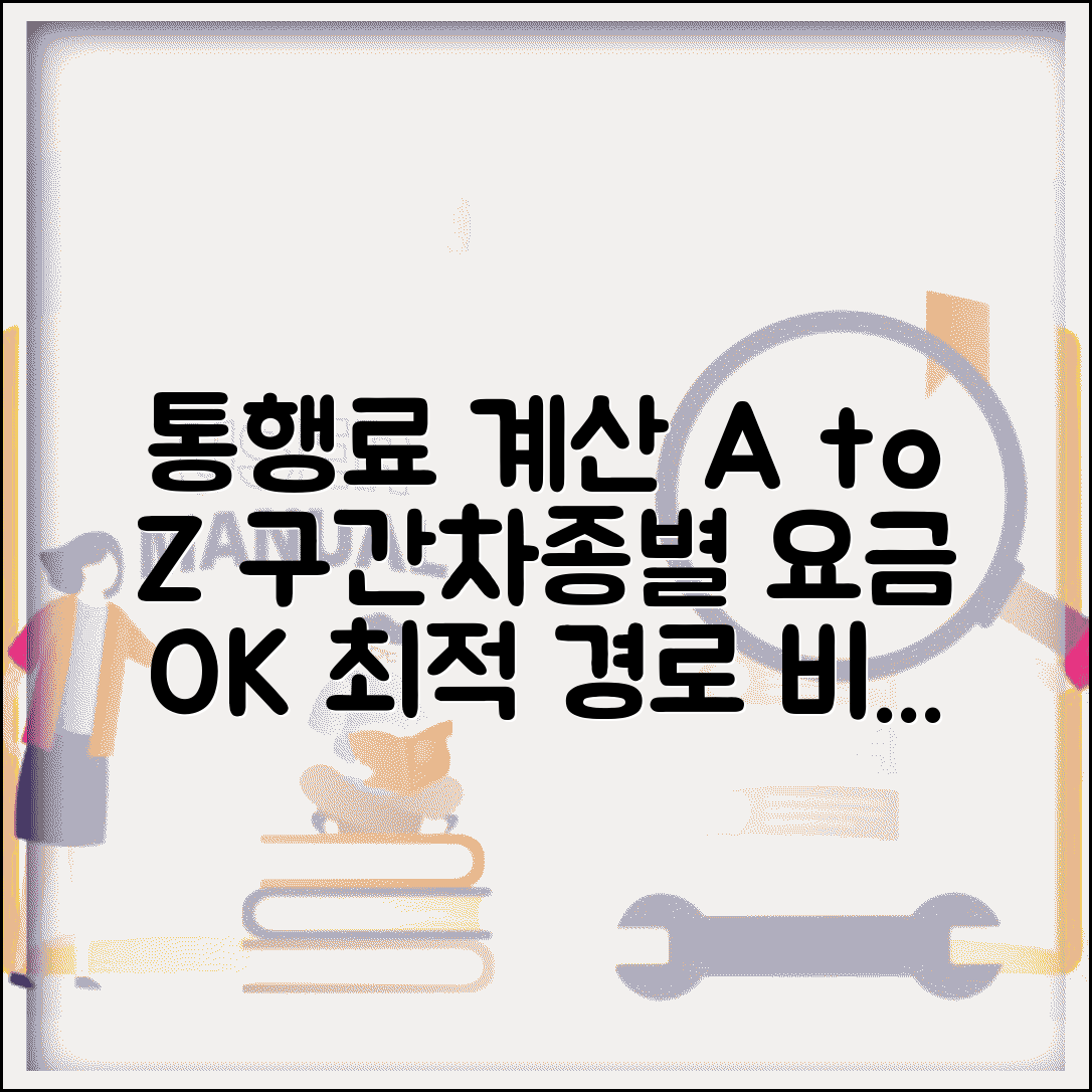 통행료 계산기 사용법 | 구간별 요금 계산 | 차종별 요금표 | 최적 경로 비용 분석