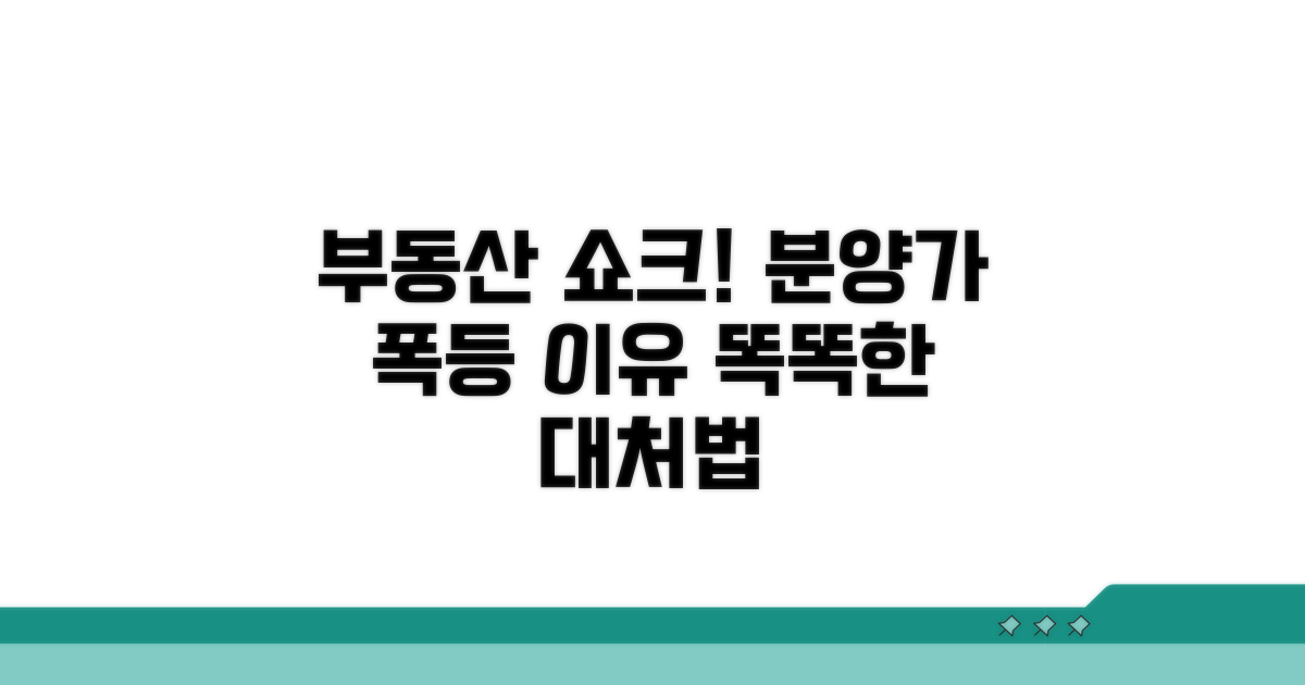 분양가 상승 요인과 대처 방안