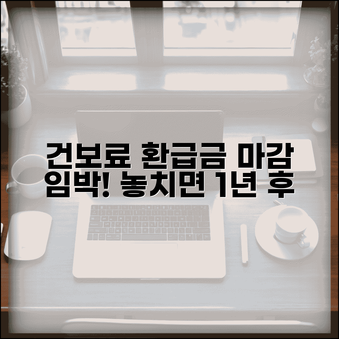 건강보험료 환급금 신청 마감일 | 놓치면 다음년도까지 기다려야