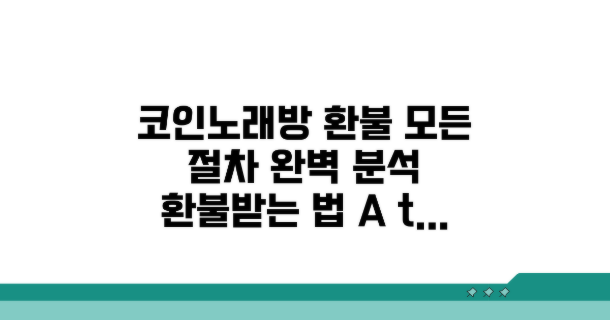 코인노래방 환불 절차 완벽 분석