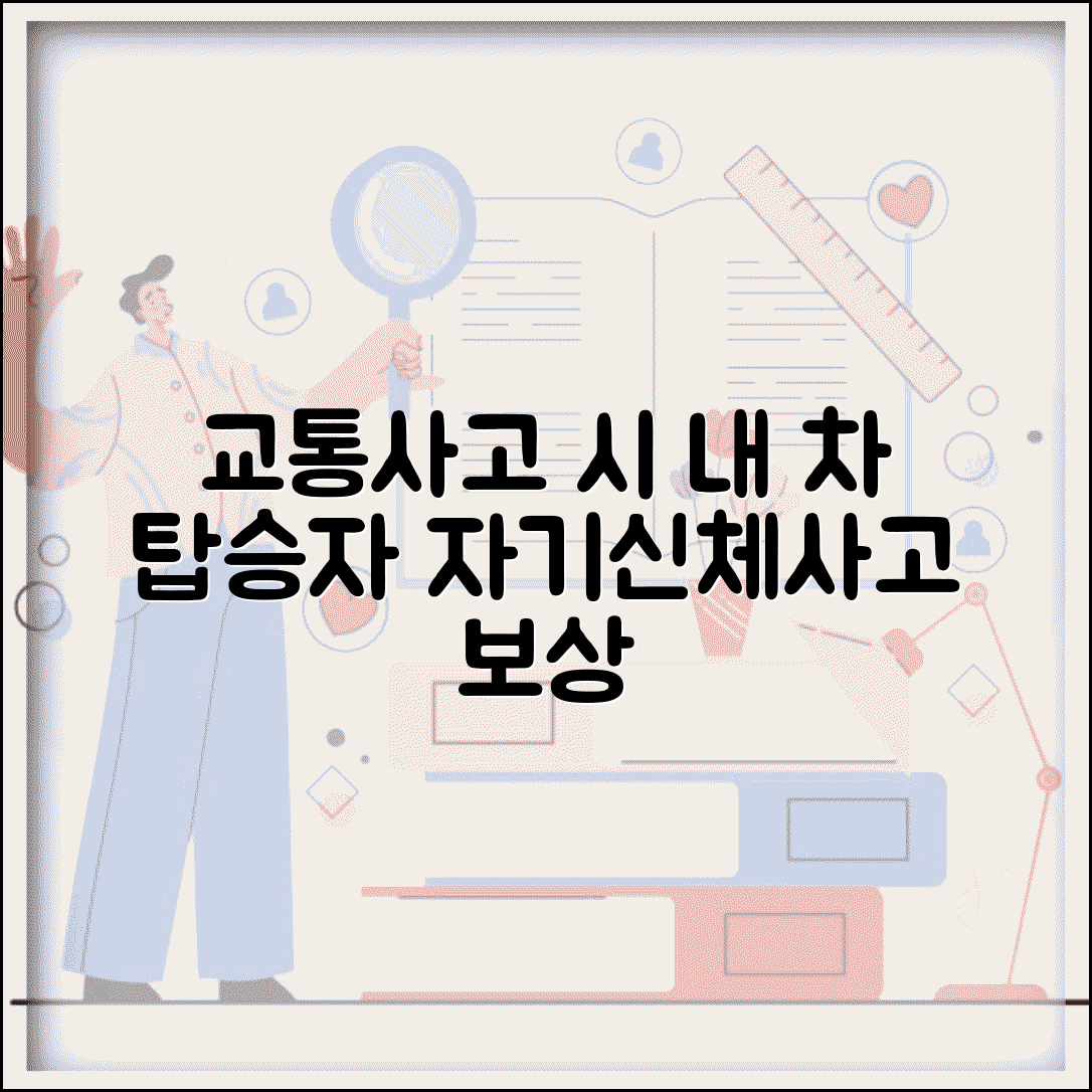 교통사고 자손보험 적용 | 내 차 탑승자 다친 경우 자기신체사고보험 보상