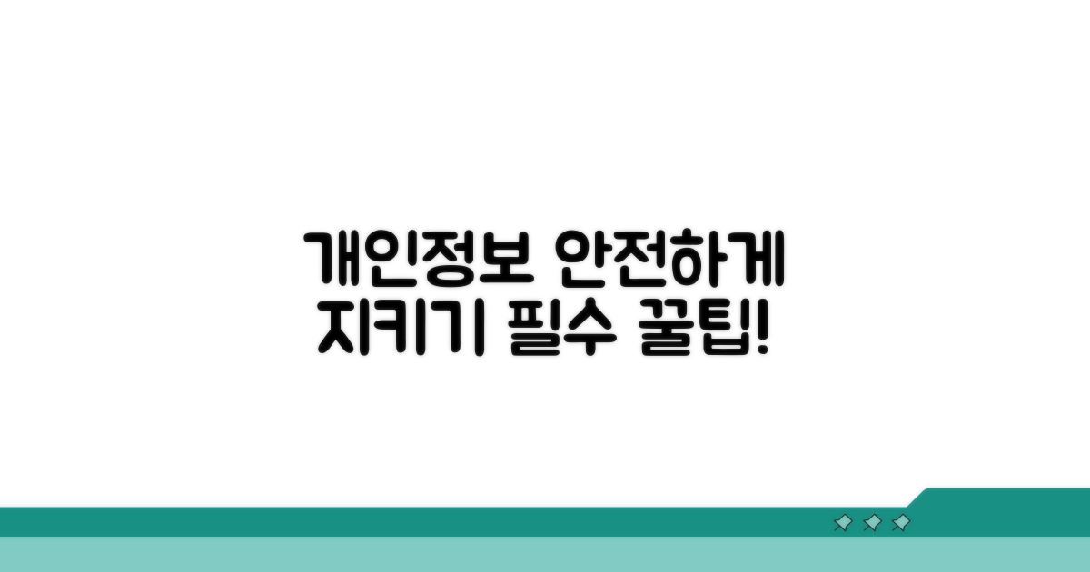 내 정보 안전하게 지키는 방법