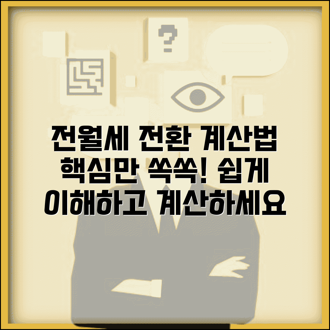 전월세 계산법 이해하기 | 전세 월세 전환 시 계산 방법과 예시