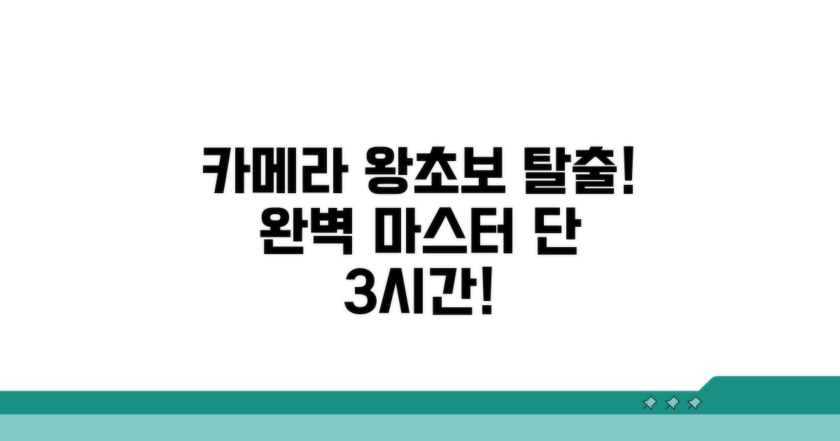 카메라 기초부터 완벽 정복