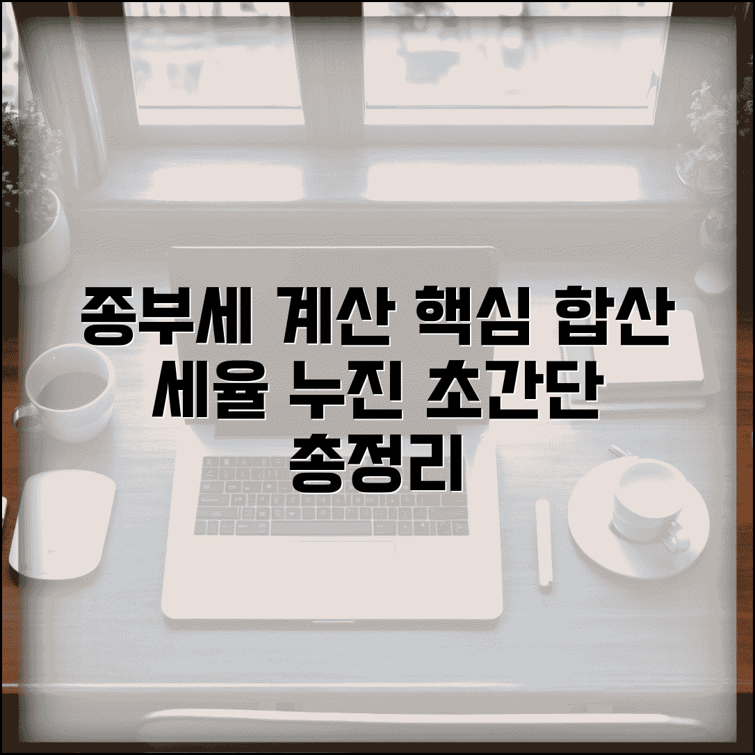 종부세 계산 방법 합산 | 종합부동산세 공시가격 합산과 세율 누진 적용법