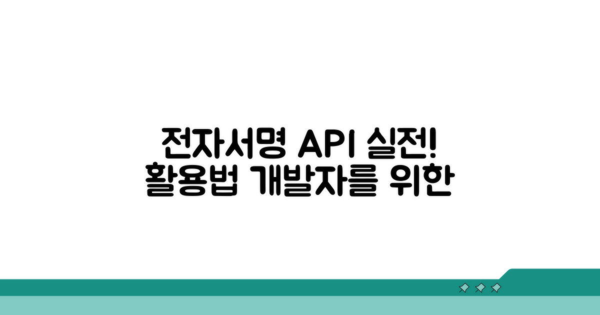 실전! 전자서명 API 활용법