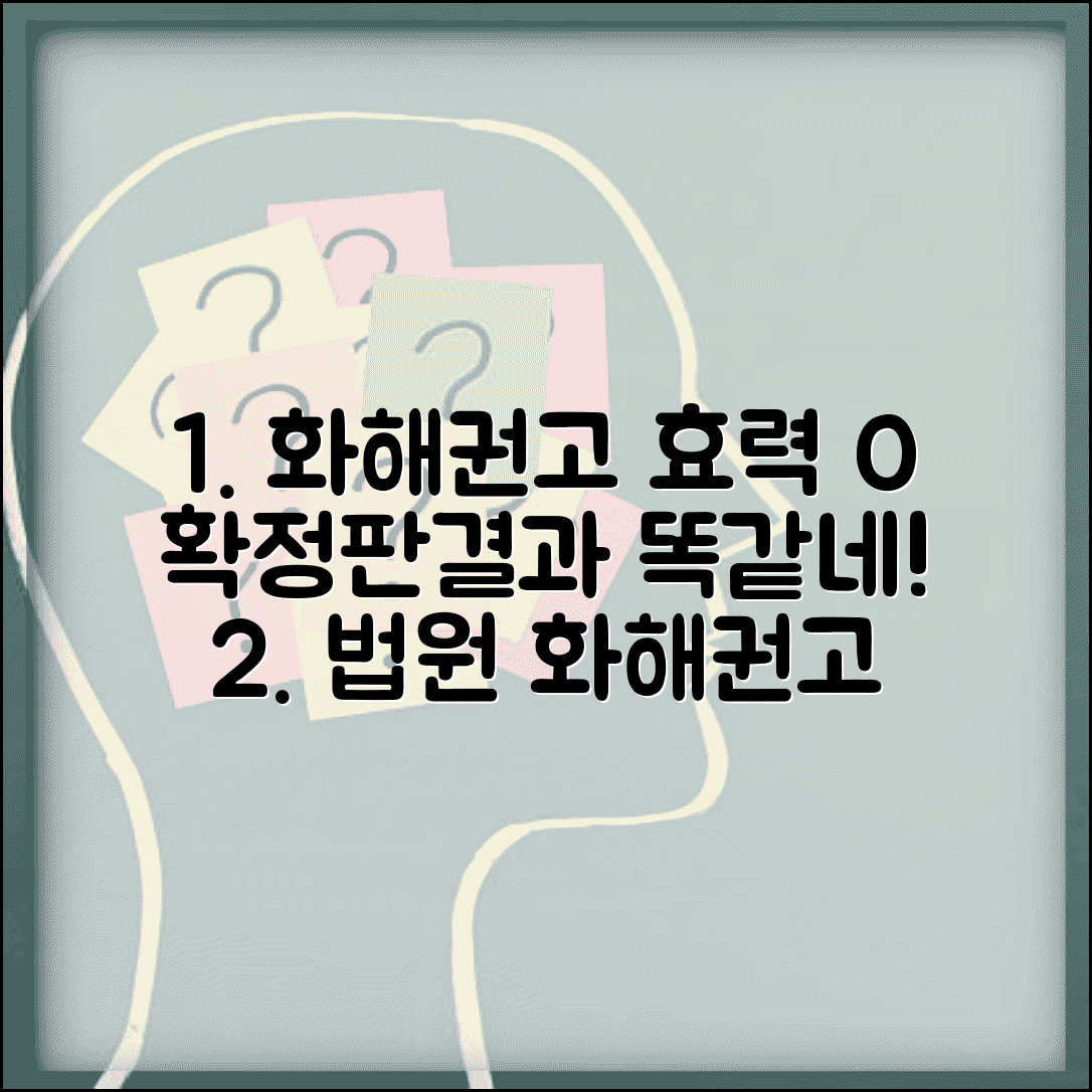 화해권고 결정 효력 | 법원 화해권고와 수락시 확정판결 효력
