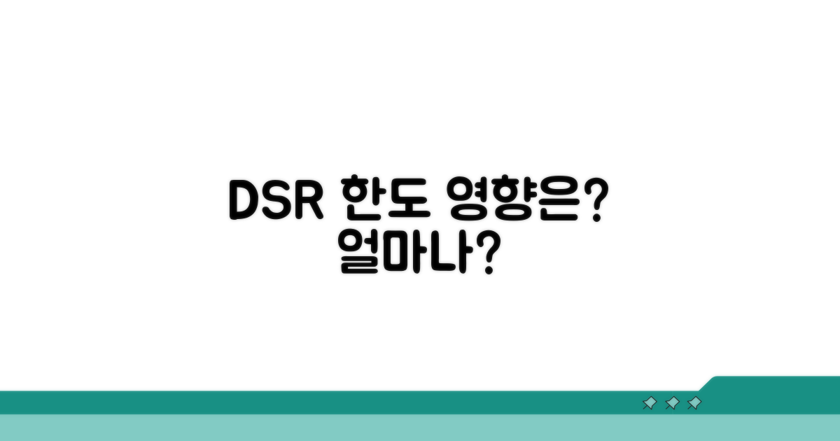 DSR 한도 영향, 얼마나 받을까?