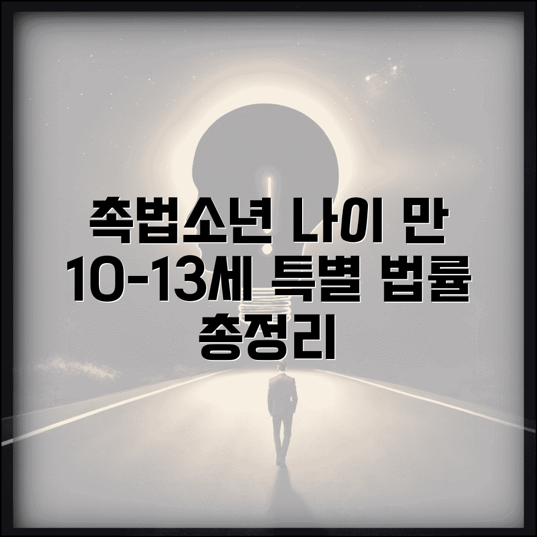 촉법소년 연령 기준 총정리 | 만 10세부터 14세 미만까지 적용되는 특별 법률