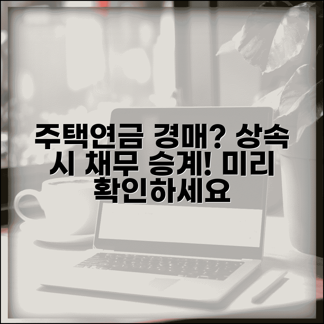 주택연금 가입자 경매 | 주택연금 가입 주택 상속시 경매와 채무 승계