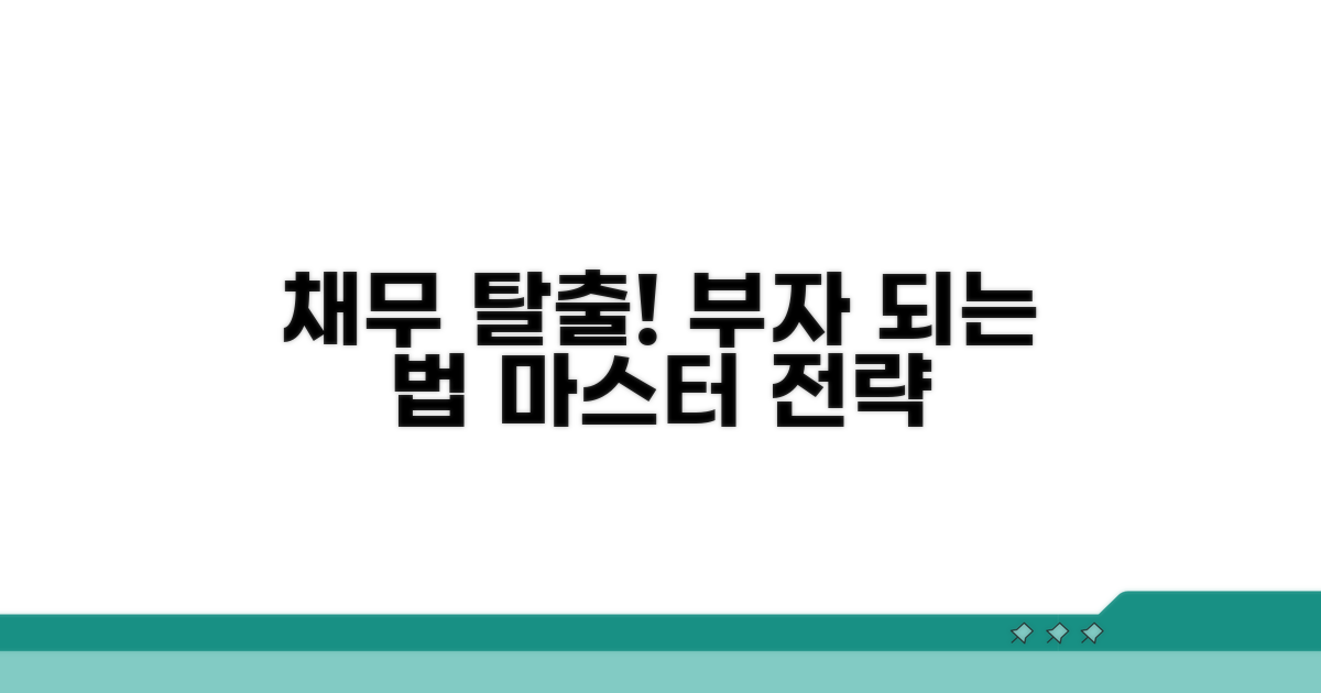 채무 해결 및 자산 관리 전략