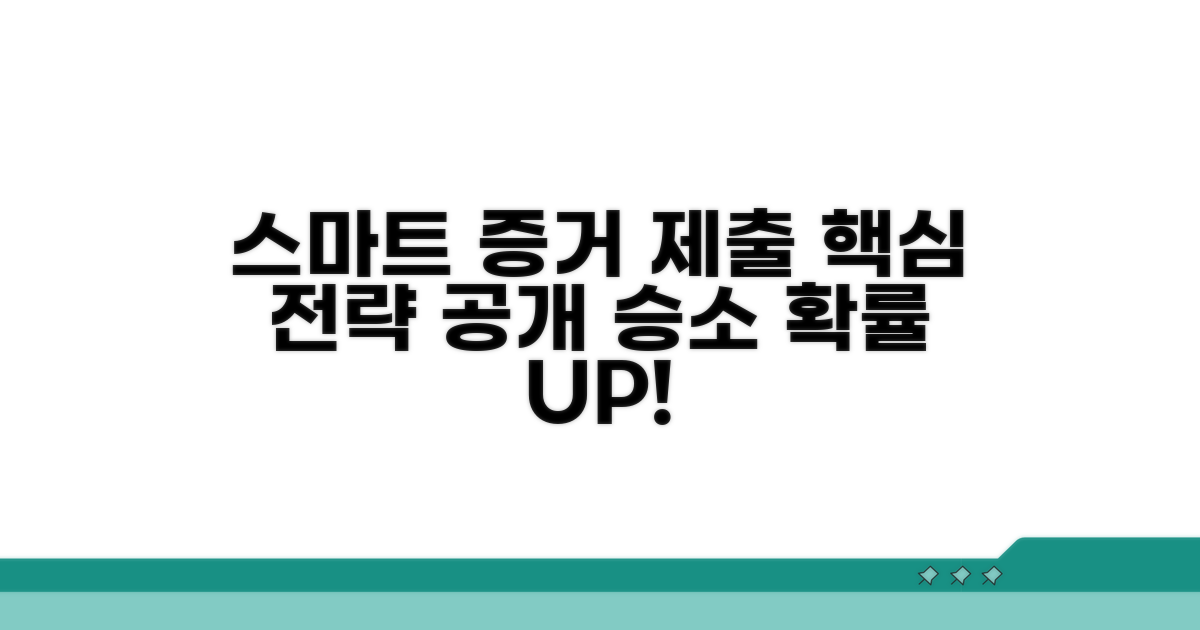 스마트한 증거 제출 전략
