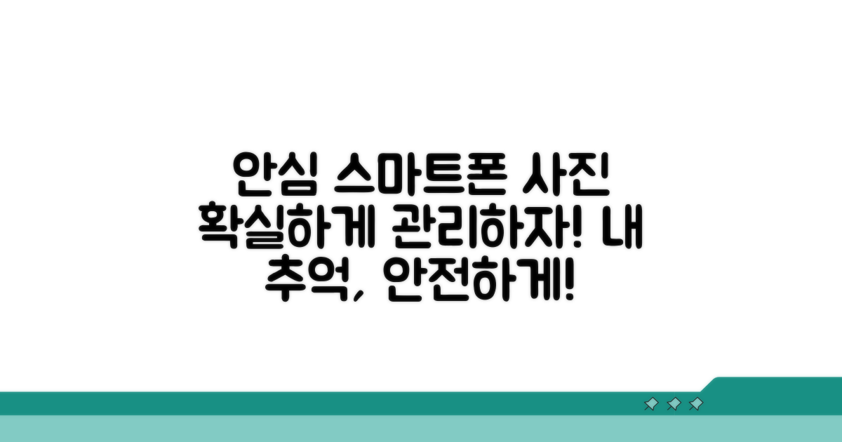 스마트폰 사진, 안심하고 관리하자