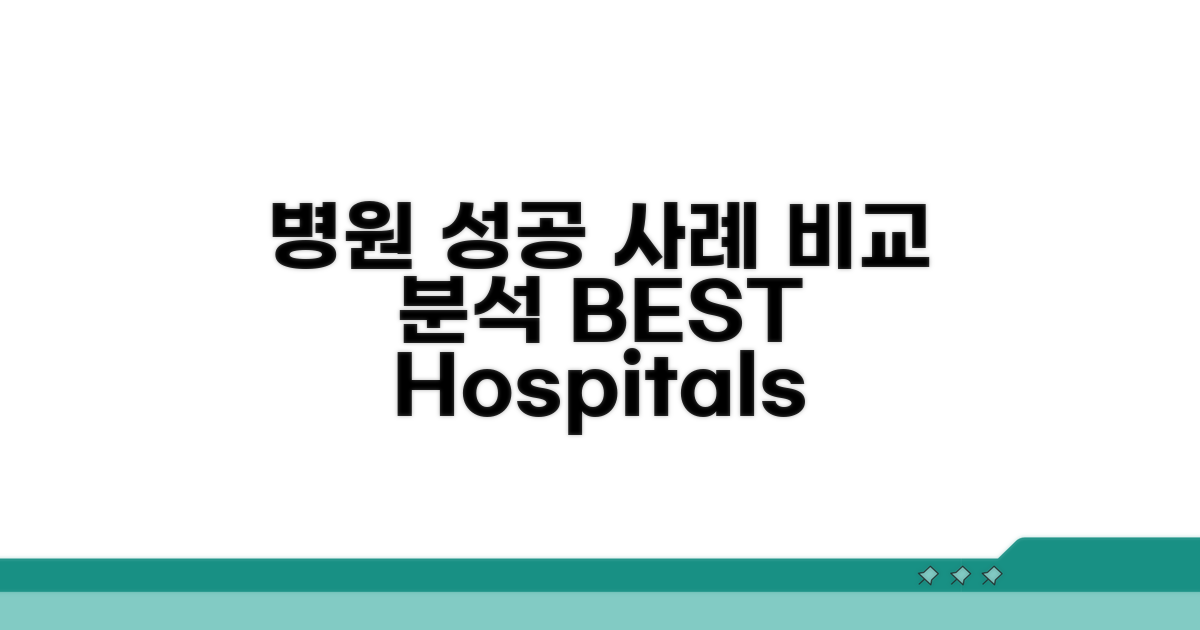 병원별 성공 사례 비교 분석