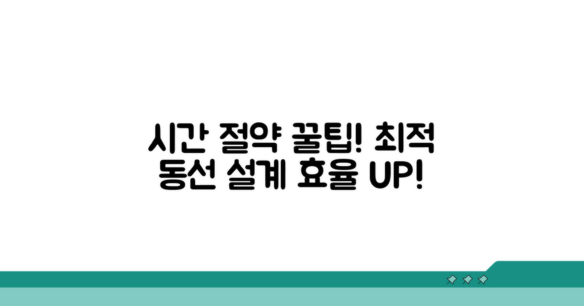시간 절약! 효율적인 동선 팁