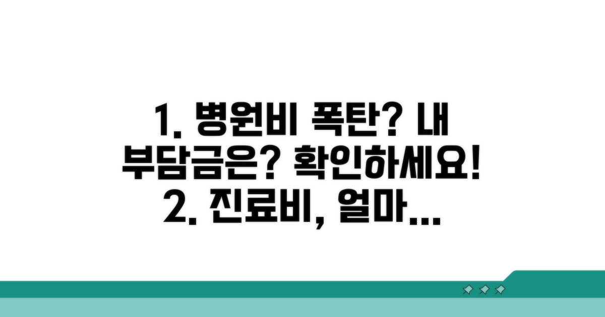 진료비, 본인부담금 얼마나 나올까?