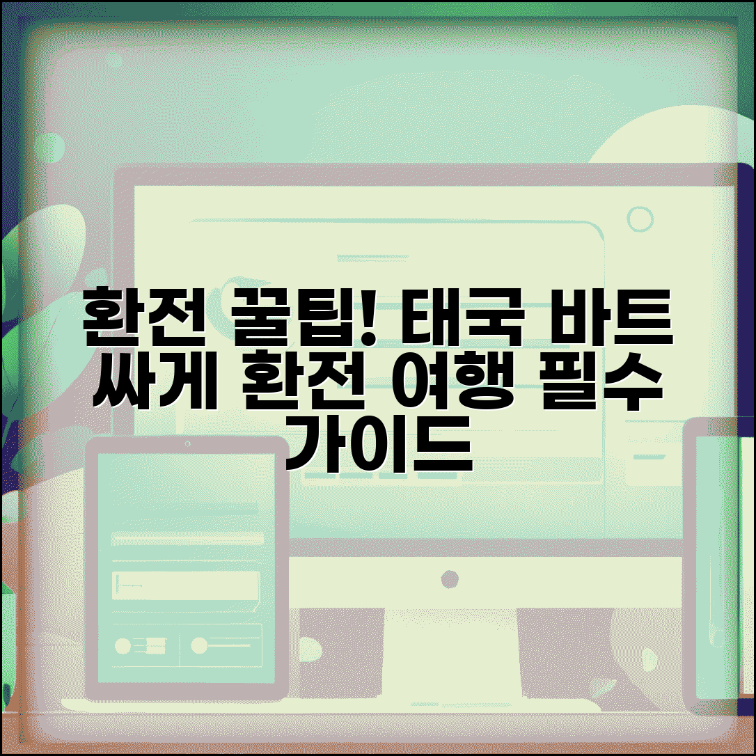 태국 바트 환전싸게하는 방법 은행 | 태국 여행 바트 환전 완벽 가이드
