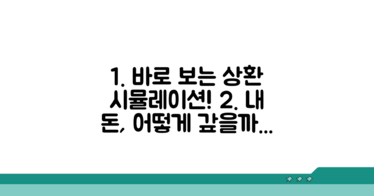 실전 상환 시뮬레이션
