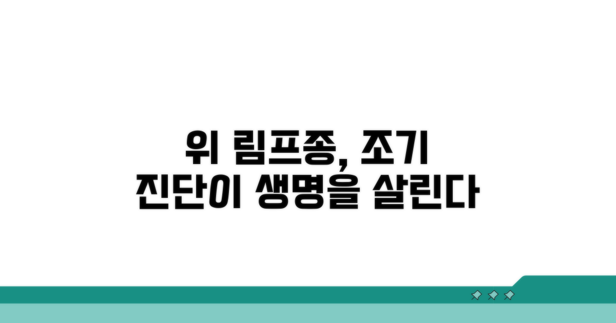 위 점막연관 림프조직 림프종 상태
