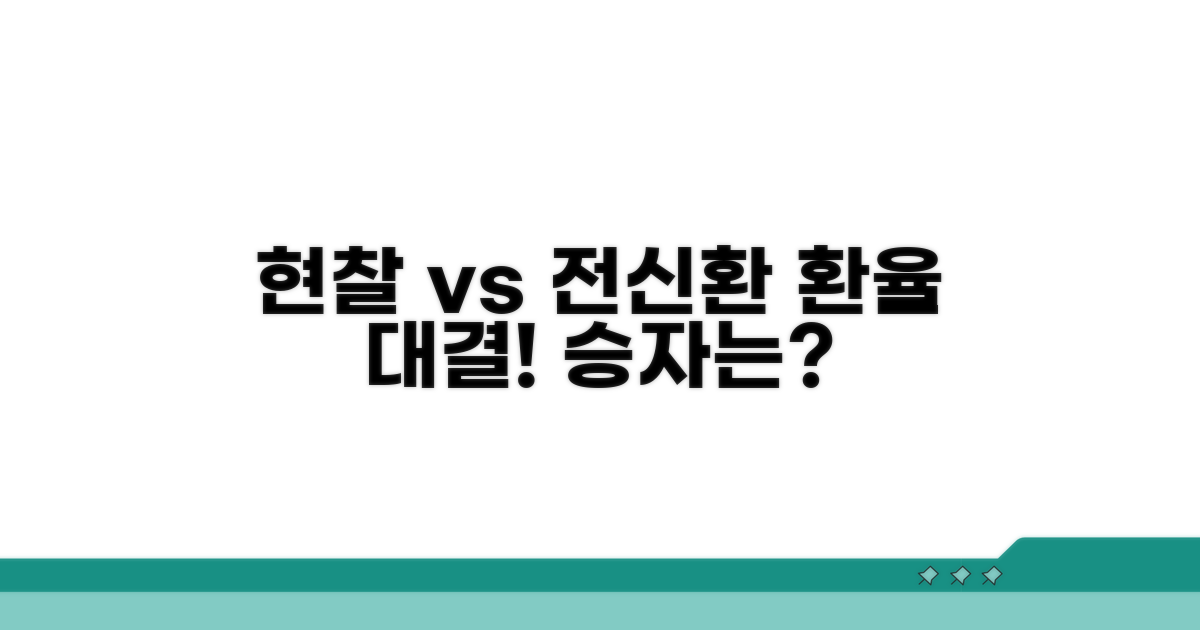 현찰 vs 전신환, 환율 비교 분석