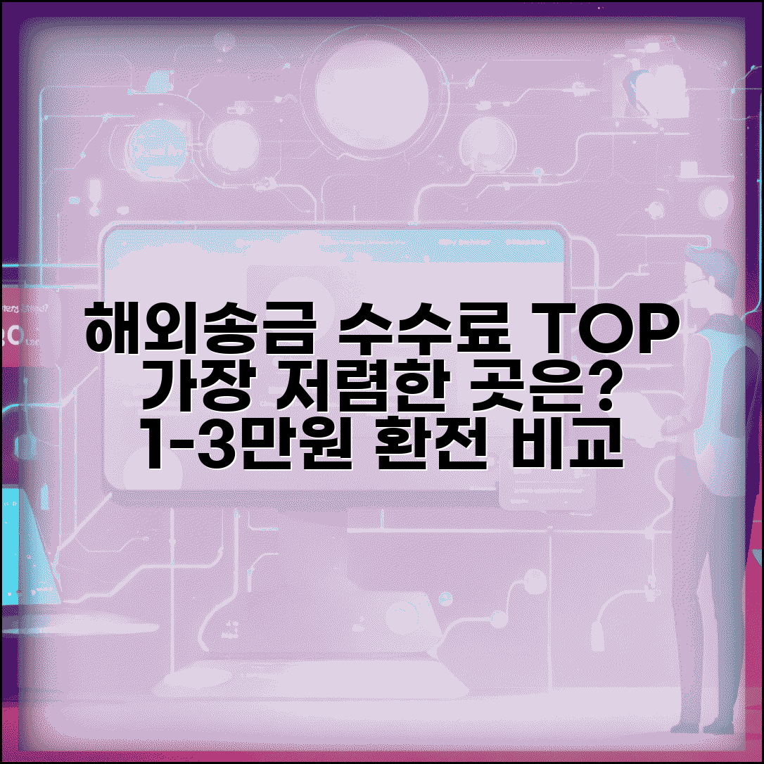 해외송금 수수료 은행별 비교표 | 1~3만원 환전, 가장 저렴한 곳은?