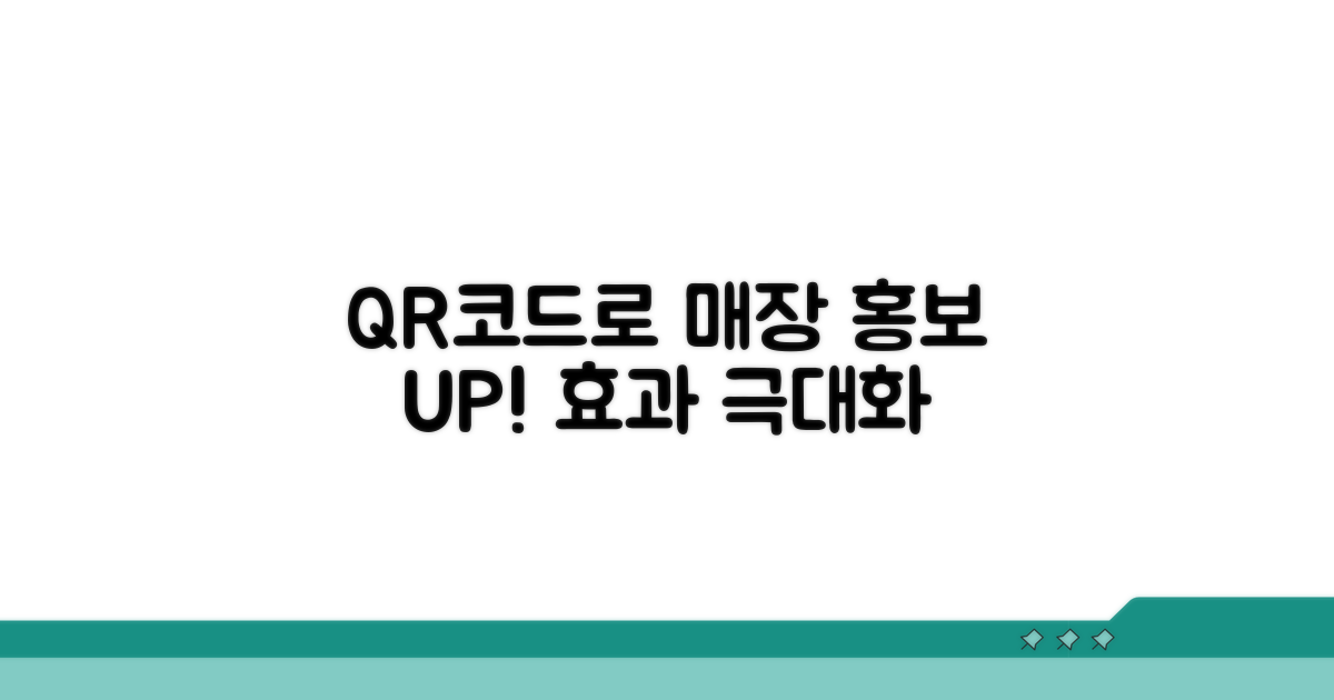 매장 홍보, QR코드로 효과 높이기