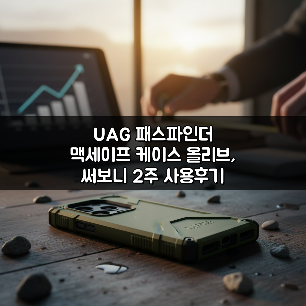 UAG 패스파인더 맥세이프 케이스 올리브, 써보니 2주 사용후기